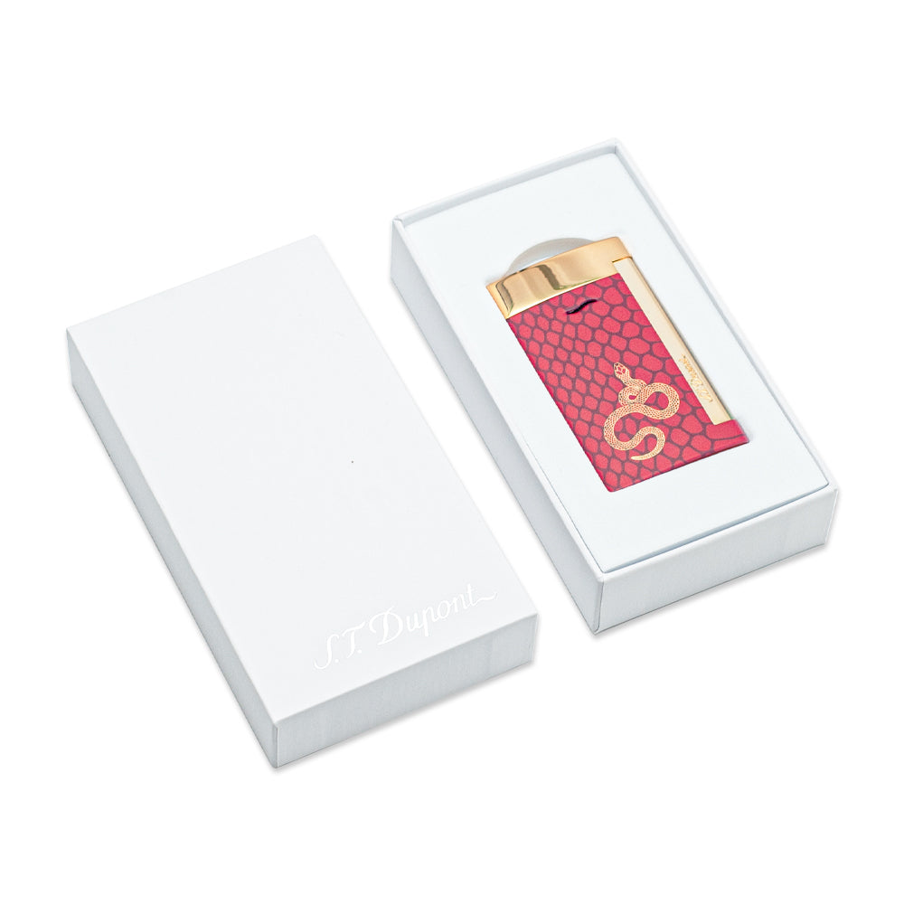 S.T. Dupont Red Lighter Slim 7 Year of the Snake Limited Edition