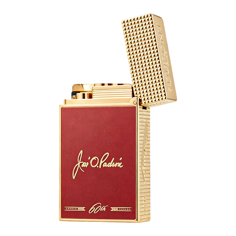 Dupont Le Grand Padrn Red Lacquer Switchable Dual Flame Lighter #607