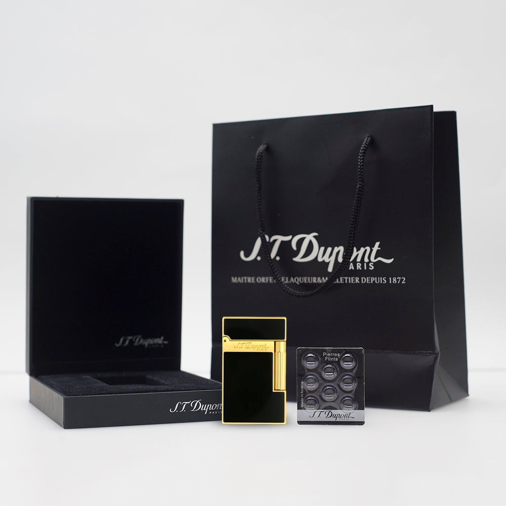 Double Flames Classic Lacquer S.T. Dupont Lighter & Gift Set – Limited Gift Bundle