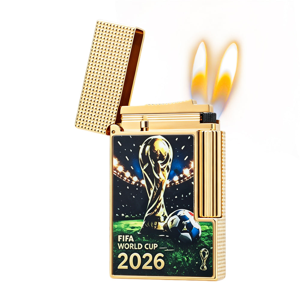 S.T Dupont FIFA World Cup 2026 Trophy Edition Guilloche Ping Sound Lighter #232