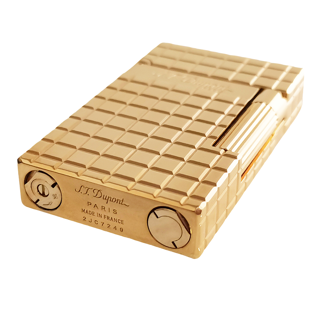 ST Dupont Lighter Ligne 2 Engraving Square Lattice #015