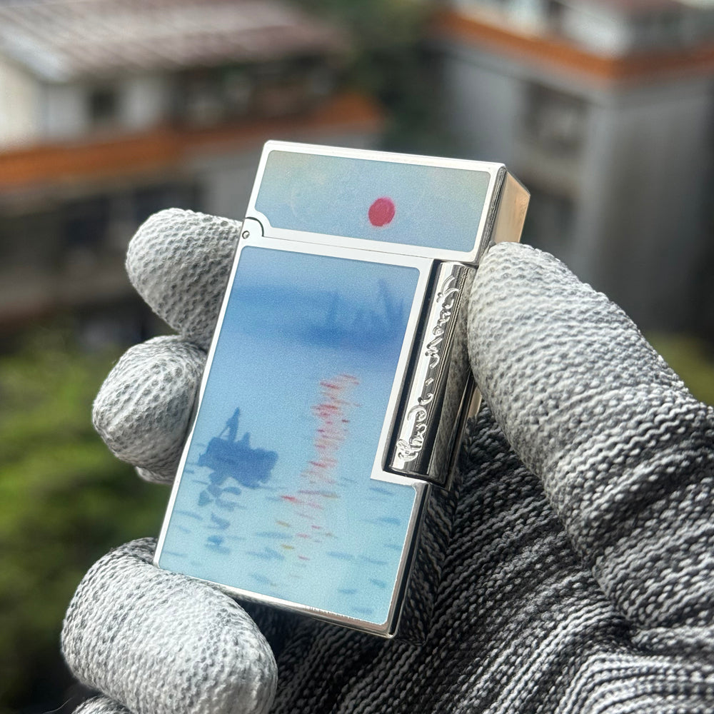 S.T. Dupont Ligne 2 Monet Sunrise Luxury Art Lighter#194