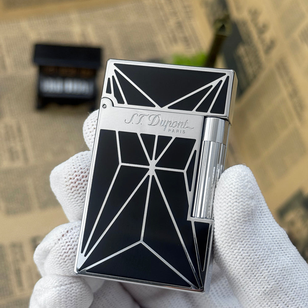 ST Dupont Biggy Black Fire X Lighter #174