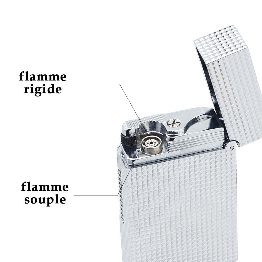 Double Flame S.T. Dupont Le Grand Diamond Head Torch Luxury Lighter #600