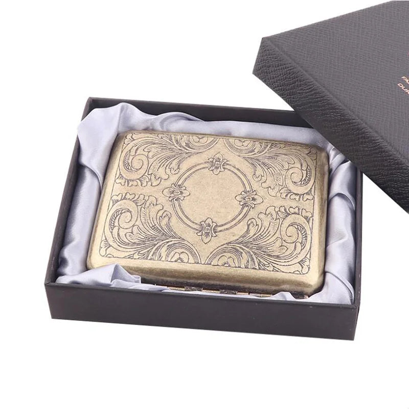 Metal Cigarette Case with Gift Box