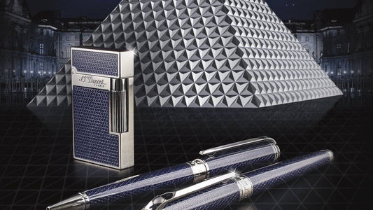 S.T. Dupont Ligne 2 Electric Blue Guilloché Lighter: A Legacy of Luxury and Precision