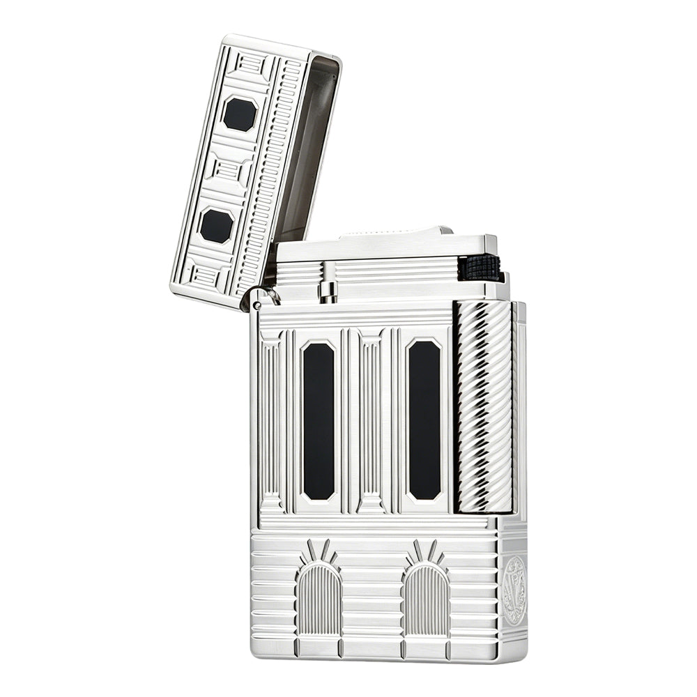 Retro Building Style Engraved ST Dupont Lighter #120