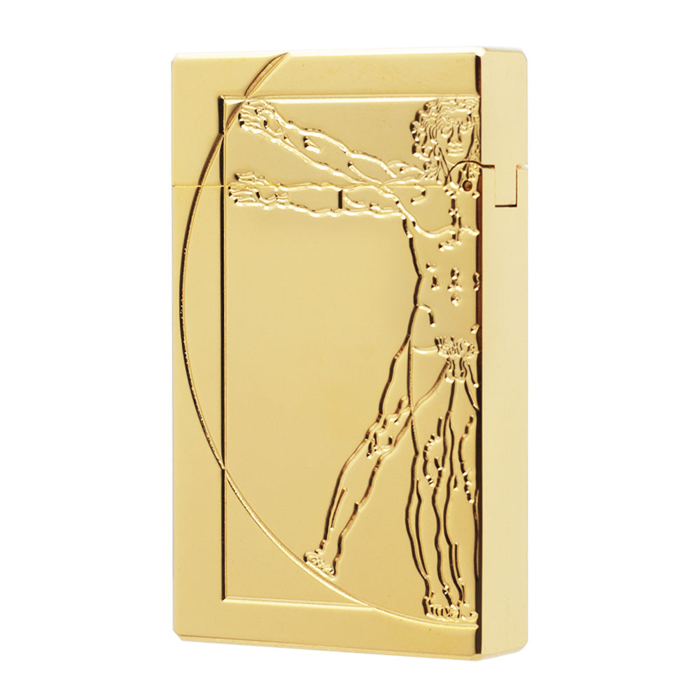 S.T. Dupont Lighter Da Vinci Man Monolithic Metal Ligne 2 – SHERRY007