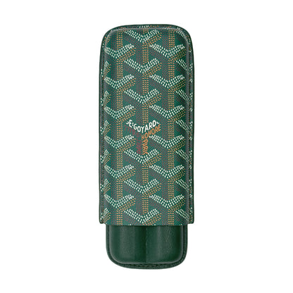 Goyard Luxury Cigar Case with Slot Holder