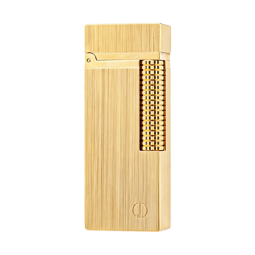 Dunhill Gold Brushed Rollagas Soft Flame Lighter