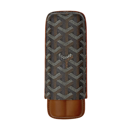 Goyard Luxury Cigar Case with Slot Holder