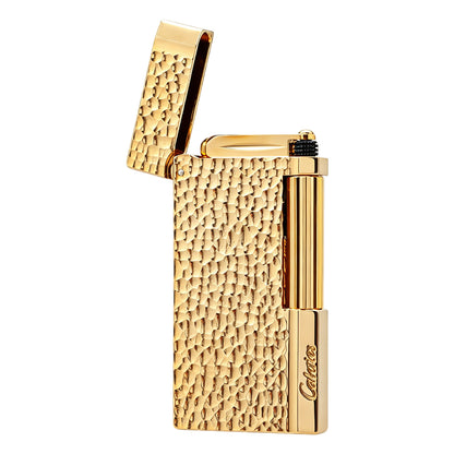 Calories Gold Hammered Texture Slim Lighter #300