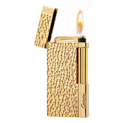 Calories Gold Hammered Texture Slim Lighter #300