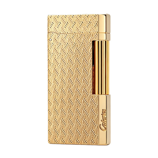 Calories Flame Wave Texture Slim Butane Lighter #303