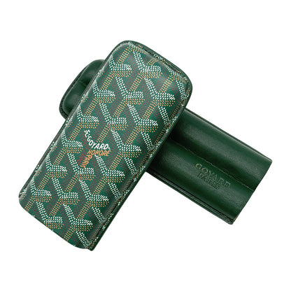 Goyard Luxury Cigar Case with Slot Holder