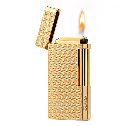 Calories Flame Wave Texture Slim Butane Lighter #303