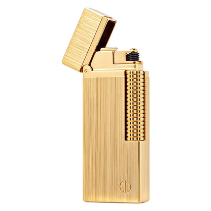 Dunhill Gold Brushed Rollagas Soft Flame Lighter