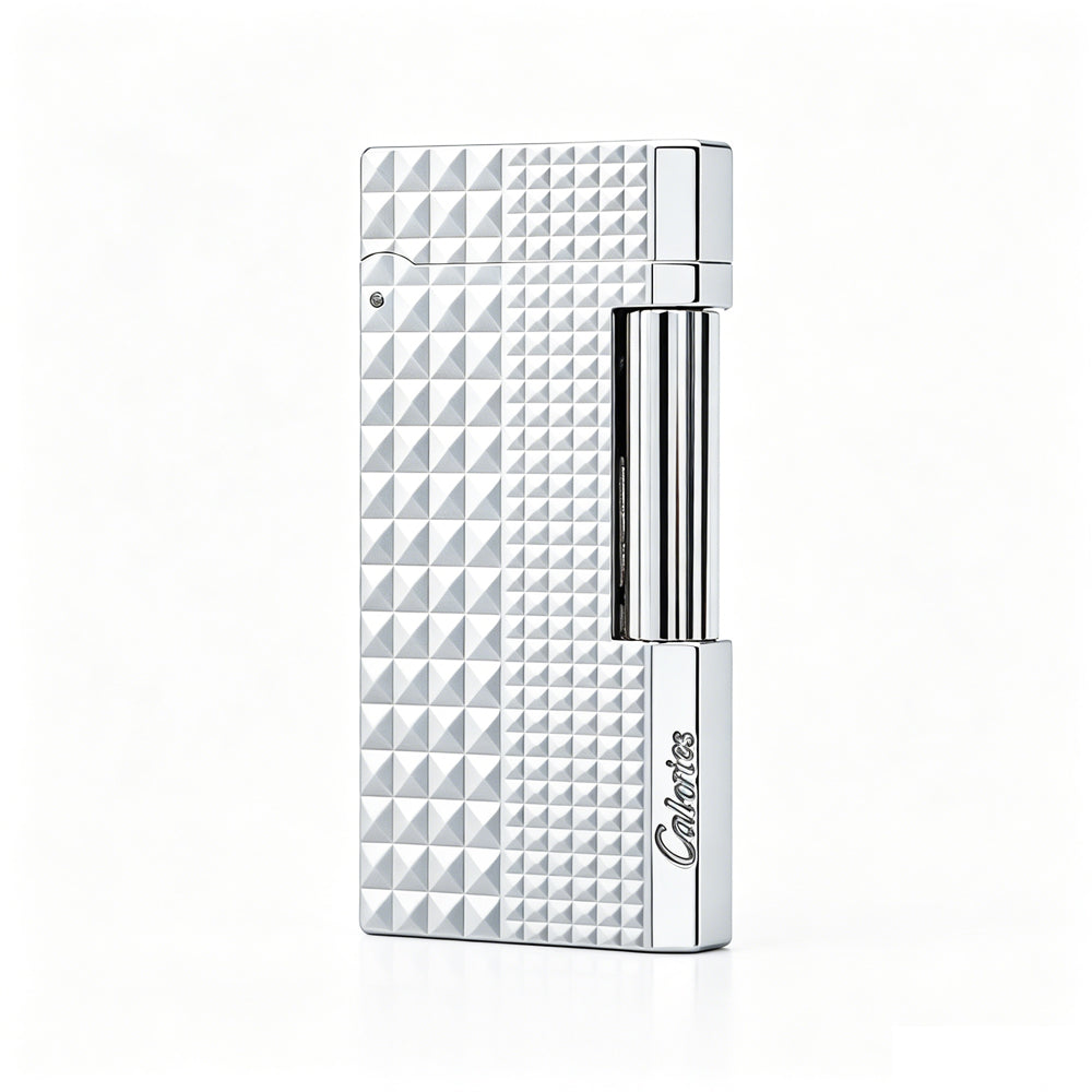 Calories Clous de Paris Texture Slim Butane Lighter #302