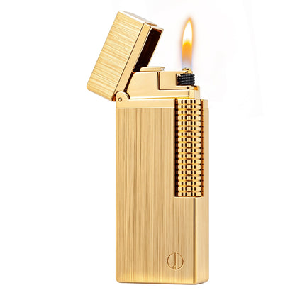 Dunhill Gold Brushed Rollagas Soft Flame Lighter