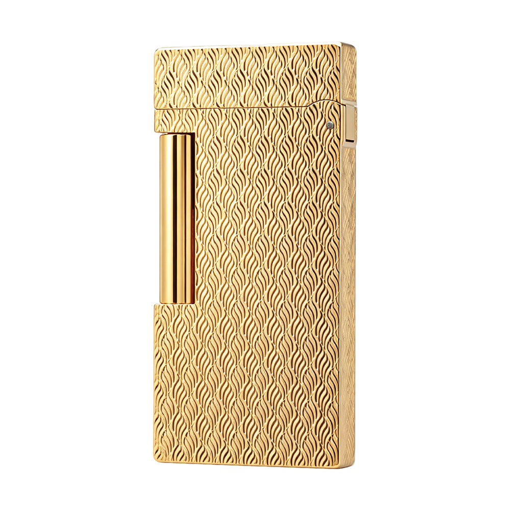 Calories Flame Wave Texture Slim Butane Lighter #303
