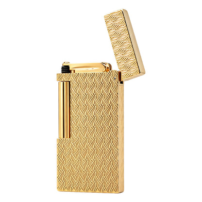 Calories Flame Wave Texture Slim Butane Lighter #303