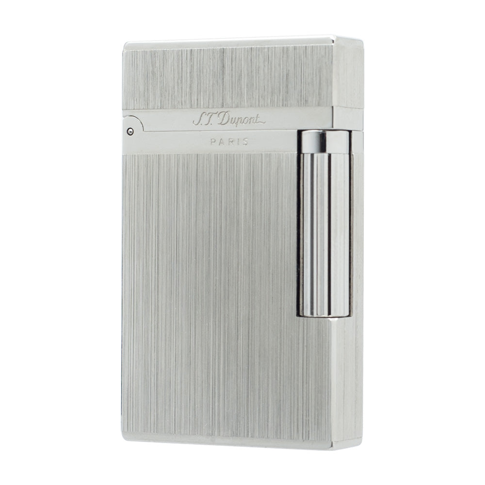 Brushed Metal ST Dupont Ligne 2 Lighter #014