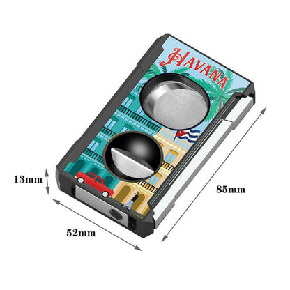 4-in-1 Cigar Cutter Stainless Steel Sharp Multi-function V-scissors Cigar