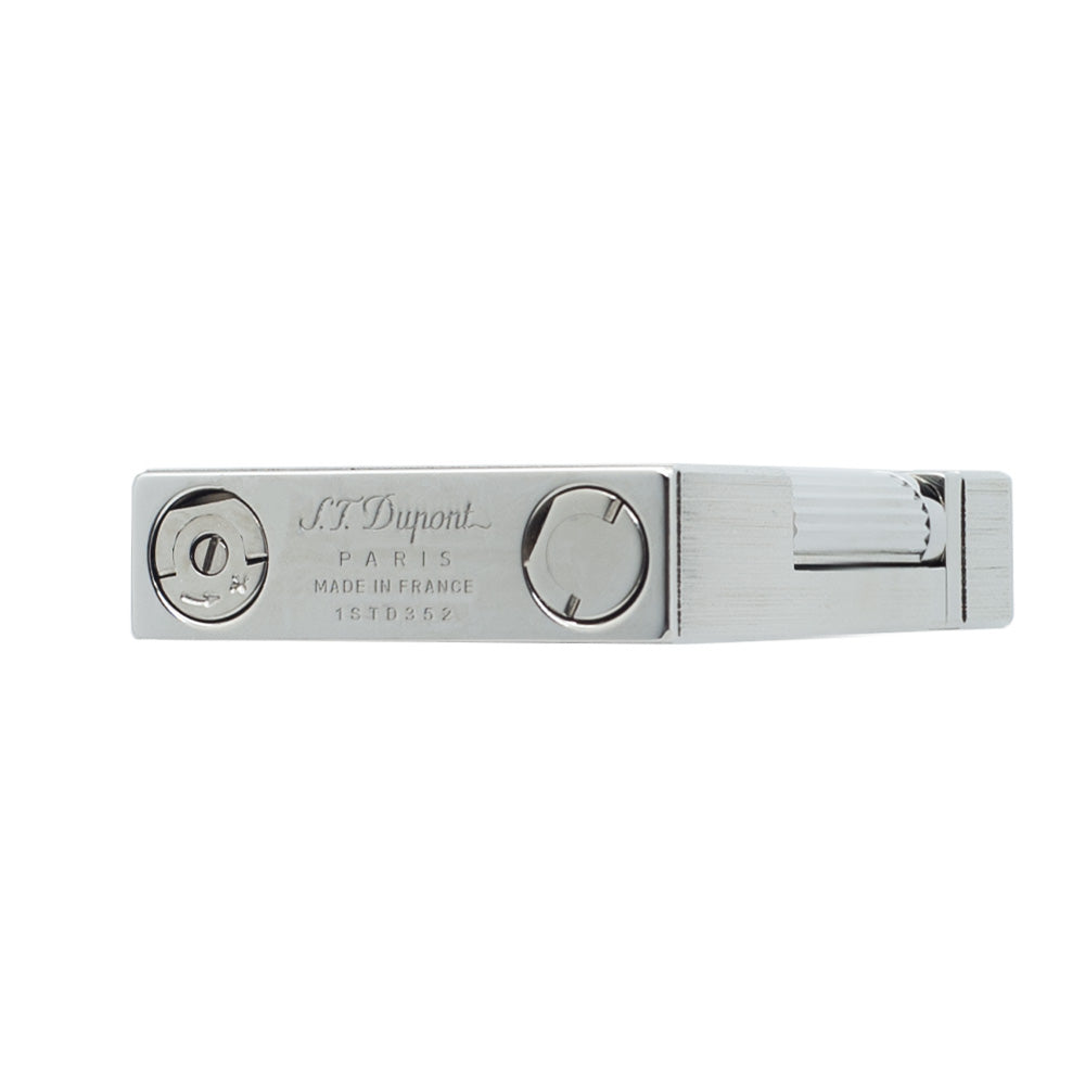 Brushed Metal ST Dupont Ligne 2 Lighter #014
