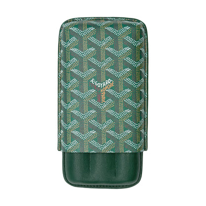 Goyard Luxury Cigar Case with Slot Holder