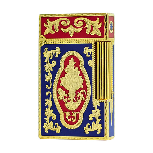 S.T. Dupont Royal Blue with Gold Engraved Edition Luxury  Lighter