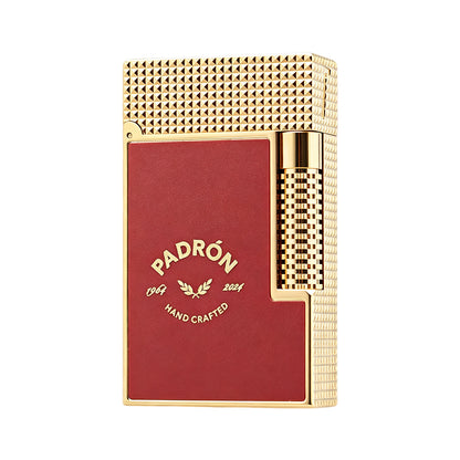 Dupont Le Grand Padrn Red Lacquer Switchable Dual Flame Lighter #607