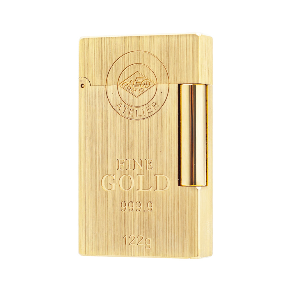 S.T.Dupont Gas Lighter Ligne 2 Particular Engraved #150 Gold