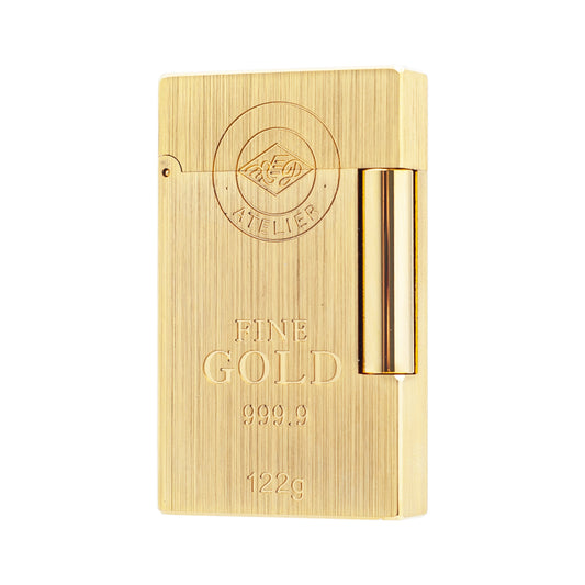 S.T.Dupont Gas Lighter Ligne 2 Particular Engraved #150 Gold