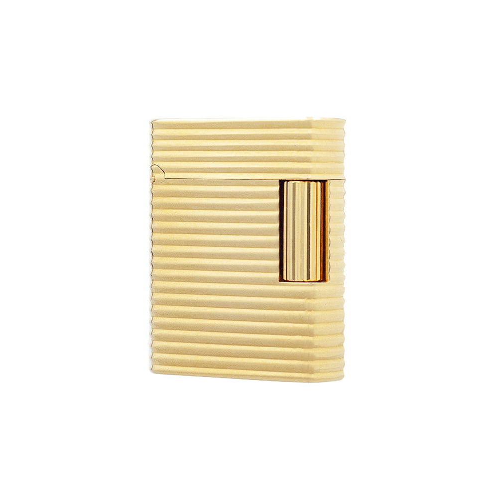 S.T. Dupont Ligne 1 Horizontal Line Curved Side Luxury Lighter#508