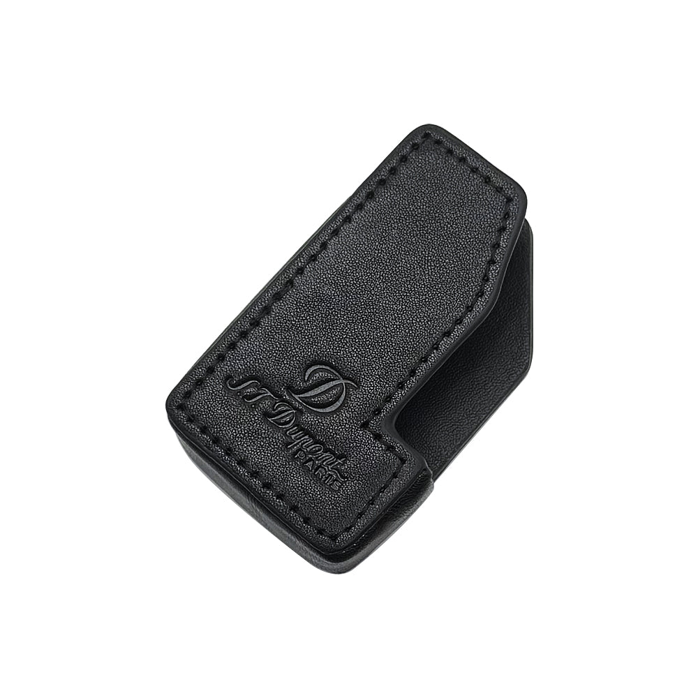S.T. Dupont Black PU Leather Lighter Case with Belt Loop #702E