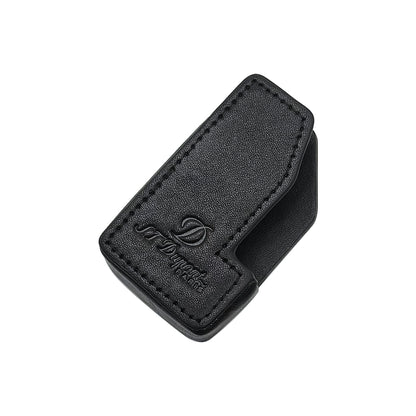 S.T. Dupont Black PU Leather Lighter Case with Belt Loop #702E