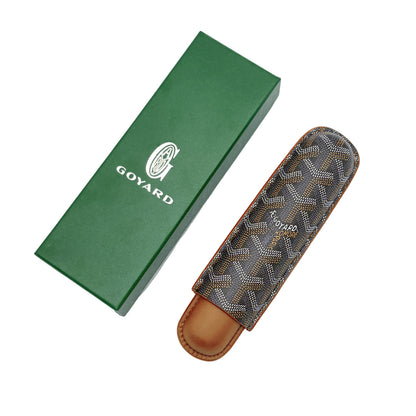 Goyard Luxury Cigar Case with Slot Holder