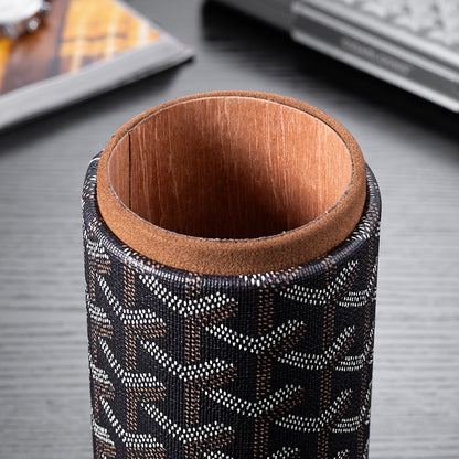Leather Travel Cigar Tube Humidor