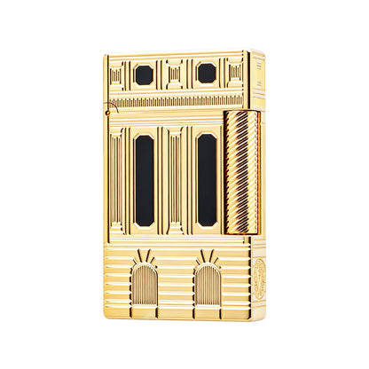 Retro Building Style Engraved ST Dupont Lighter #120