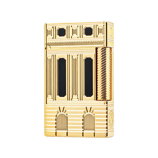 Retro Building Style Engraved ST Dupont Lighter #120