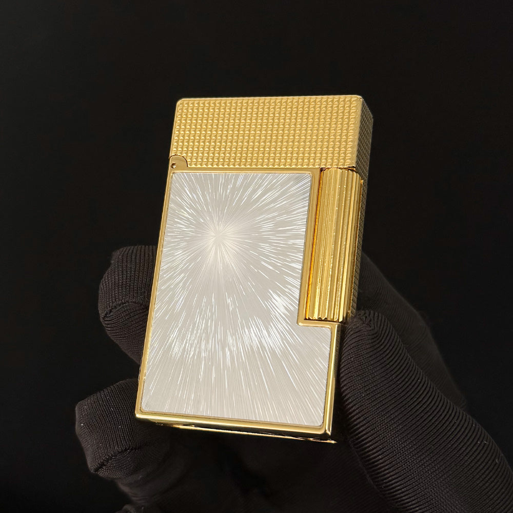 S.T.  Dupont Line 2  Starry Sky Black Refilling Lighter#223