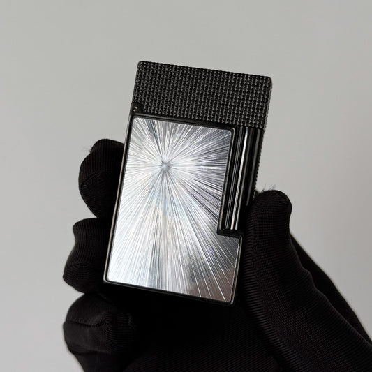 S.T.  Dupont Line 2  Starry Sky Black Refilling Lighter#223