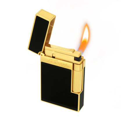 Slant Fire ST Dupont Ligne 2 Lighter Black Lacquer#072