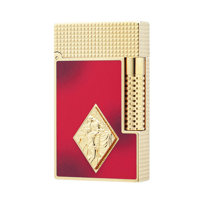 Double Flame S.T. Dupont Red Lighter Le Grand Romeo Y Julieta Edition#228