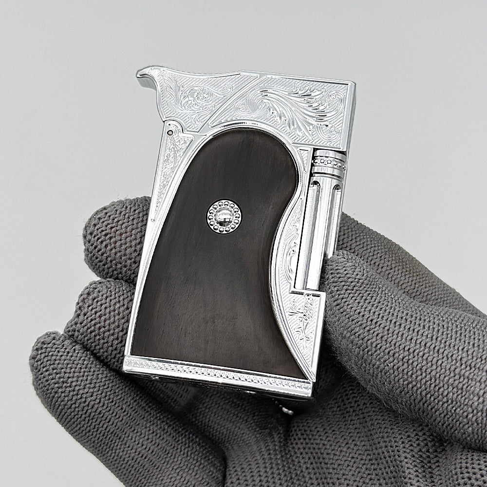 Dupont Wild West Engraved Limited Edition Double Flame Lighter #257