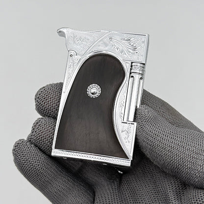 Dupont Wild West Engraved Limited Edition Double Flame Lighter #257