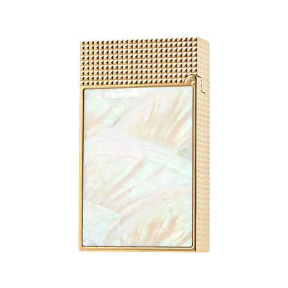 Dupont Le Grand Pearl Inlay Switchable Dual Flame Lighter #605