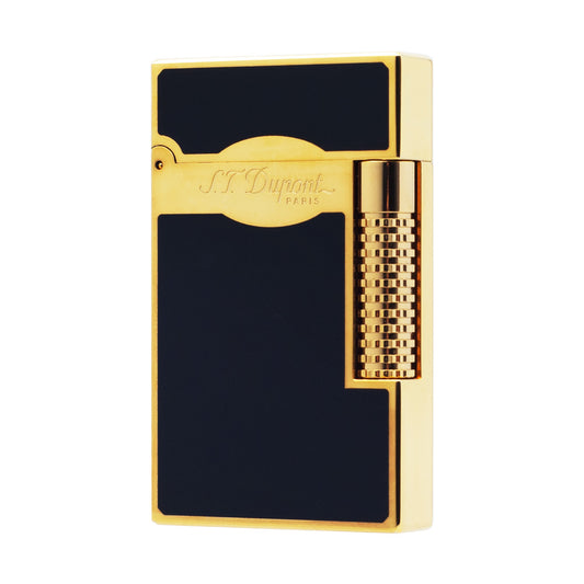 New Dial Wheel Black Classic Paint S.T. Dupont Lighter #128 Black & Blue
