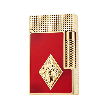 S.T. Dupont Red Lighter Le Grand Romeo Y Julieta Edition – Switchable Torch Flame & Double Flame Luxury Lighter#603