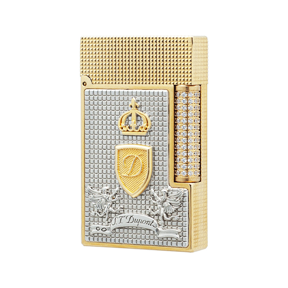 Double Flame S.T. Dupont 150th Anniversary Limited Edition Diamond Roller Lighter #226